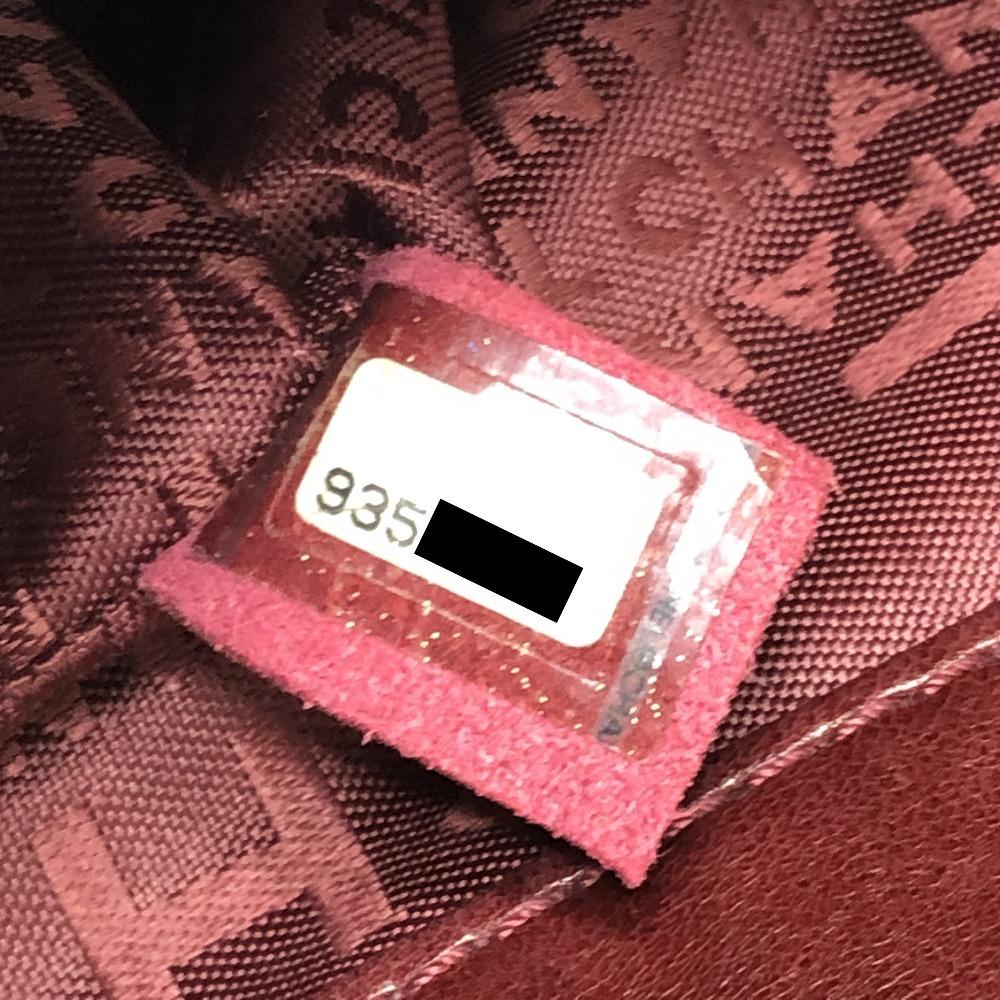 Chanel Шоколадная плитка 2.55 Сумка-тоут на цепочке Сумка-тоут Кожа ягненка Красный