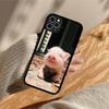 Cute Pig Phone Case Silicone PC+TPU Case for iPhone 11 12 13 Pro Max 8 7 6 Plus X SE XR Hard Fundas