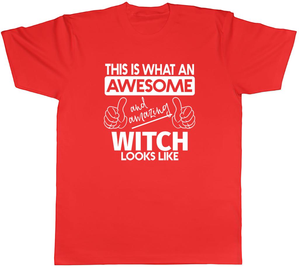 This is what an Awesome and Amazing Witch Looks Like Unisexs Unisex TShirt Tee