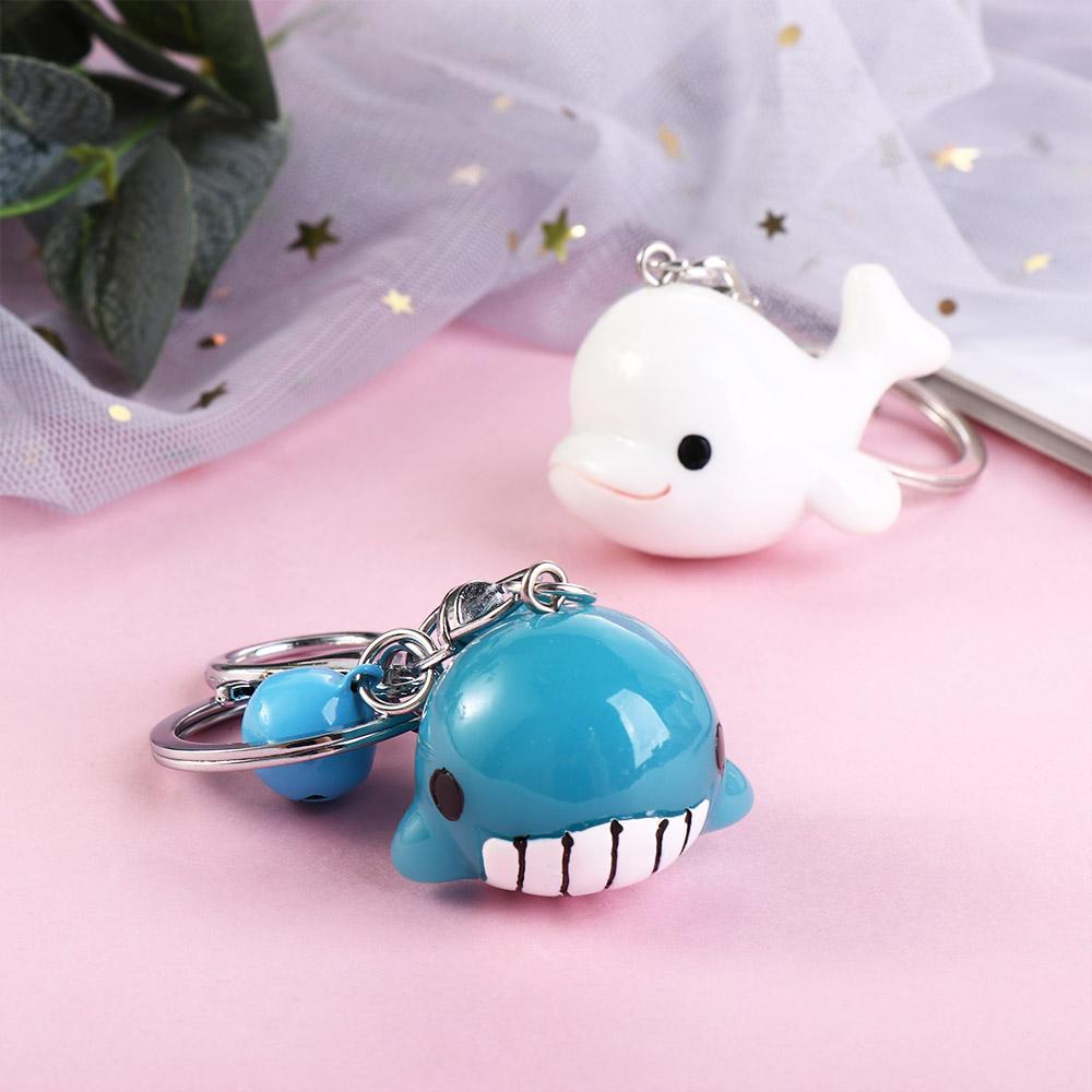 Accessories Backpack Pendant Resin Car Key Ring Dolphin Blue Whale Keychain Bag Pendant Keys Holder