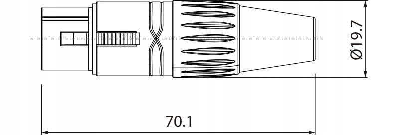 Roxtone SMXJ210L3 SMART - Microphone cable (3m)