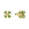 Swarovski Idyllia Four Leaf Clover Earrings Women earrings Green 5666236