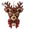 Crafting Supplies for Adults 3D Fabric Poke Wreath DIY Kit, Beginner-Friendly Christmas Holiday Making Seasonal Handmade Gift Kits Art Door