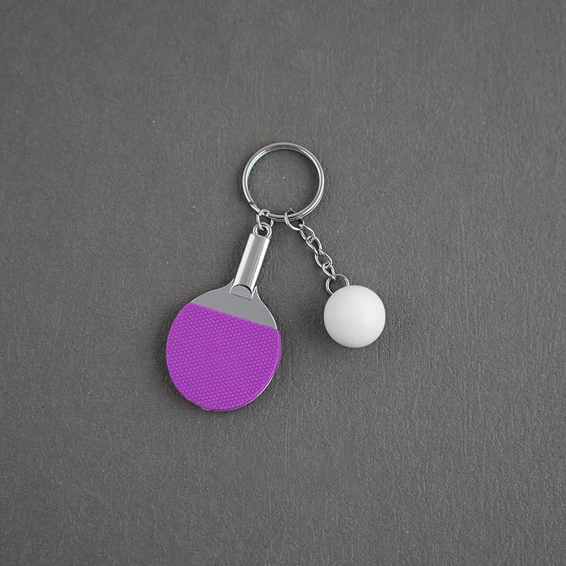 Брелок для настольного тенниса Мини-брелки для пинг-понга Брелок для настольного тенниса Сумка-брелок Подвеска Украшение Сувенир Подарок