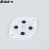 1set Rubber Repair Rebuild Replacement Parts For NES Controller Joy A B D Pad Silicon Start Rubber Button