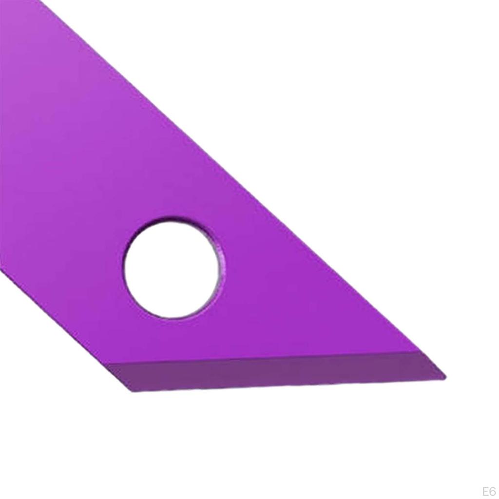 Прямоугольная линейка 45 и 90 градусов Транспортир Деревообработка Прочный столярный треугольник