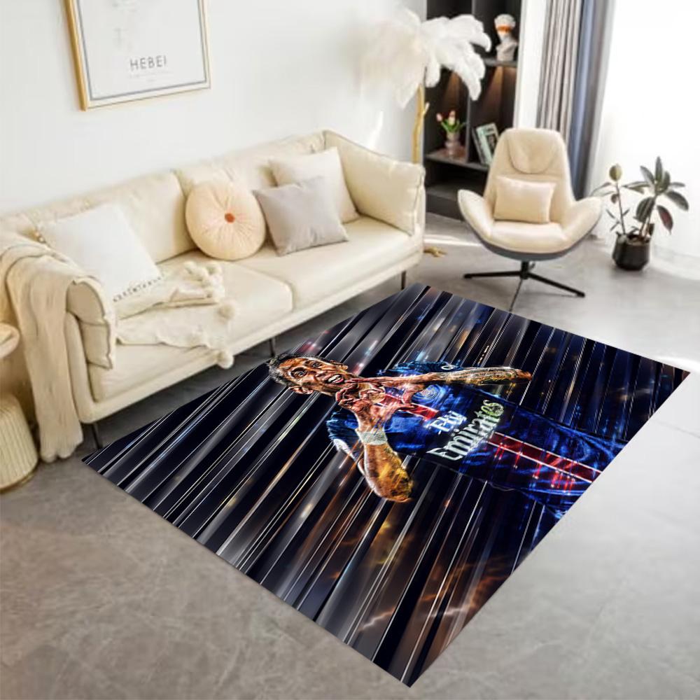 Player Celebrates Victory Moment Floor Rug Office Rug Perfect for Kitchen Dormitory Outdoor Living Rooms Antislip Carpet Decorate Offices
