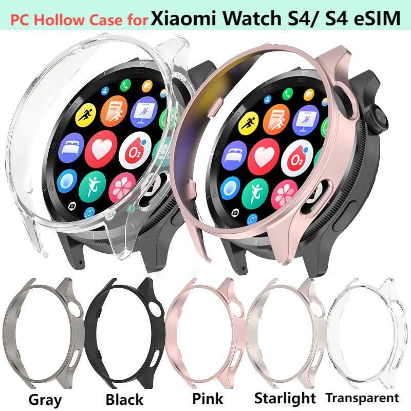 Чехол из поликарбоната для Xiaomi Watch S4 Watch S4 ESIM Smart Watch Protector Hard PC Противоударный бампер для Xiaomi Watch S 4 ESIM Cover
