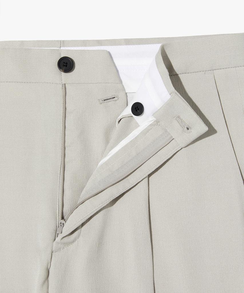 SUARE Linen-Like Single-Pleat Pants - 4 Colors