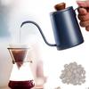 Носик-капля Гусиная шея Кофейник 300 мл Вместимость Чайник для ручного заваривания Использование бариста