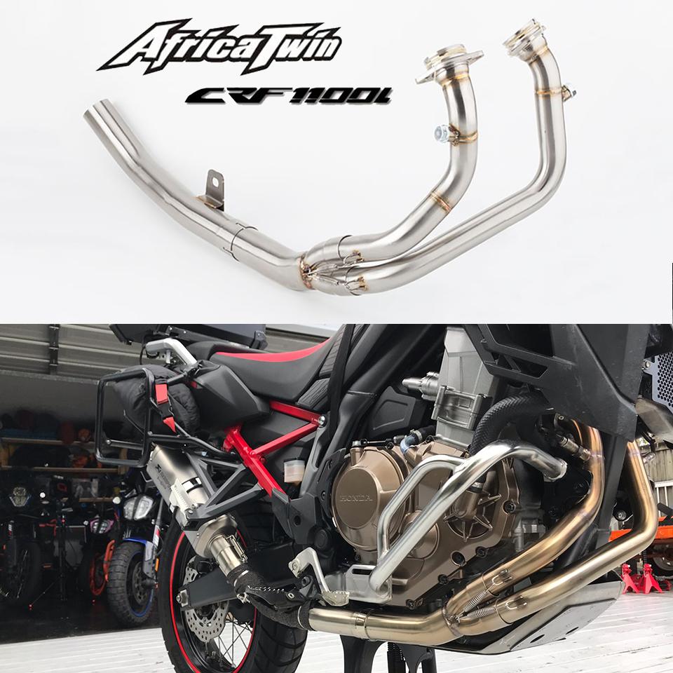 Система выпуска для мотоцикла Для HONDA CRF1100 CRF1100L AFRICA TWIN crf 1100l выхлоп 2020-2025 crf1100 выпускной коллектор соединительная трубка