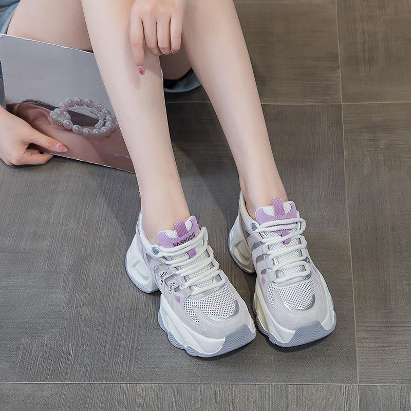 Женские кроссовки Женские теннисные женские кроссовки Zapatillas De Mujer Zapatos Mujer Спортивная обувь, увеличивающая рост на платформе