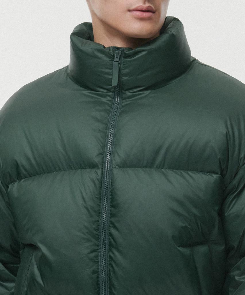 Musinsa Standard Короткая стеганая куртка-пуховик Ripstop [Racing Green]