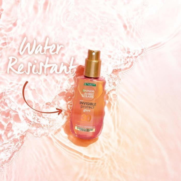Spray protecteur solaire - Garnier - Invisible Glow - SPF 30 - 150ml - Pastèque