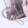 Chain Fashion Design Personality Women Men Bracelet Korean Hand Chain Jewelry Accessories Zinc Zinc Alloy