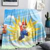 Mario Level Scene Blanket, Mario Fan Soft Throw, Perfect Gift.chl