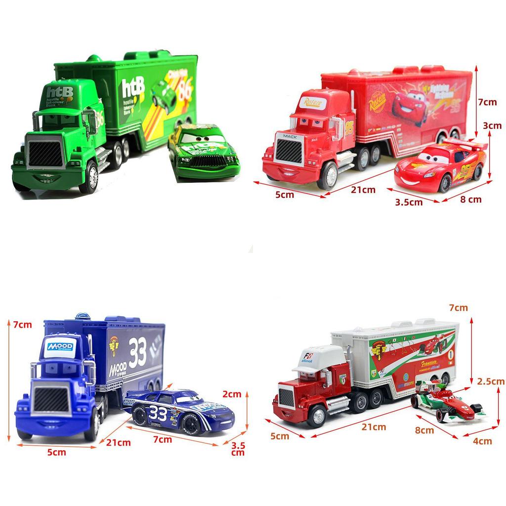 High-quality Racing Cars Mc Uncle Mcqueen Roadblock Cool Sister 95 Cargo Car For Collectors And Kids