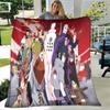 Super Clear 3D Naruto Bed Blanket Office Home Hiking Picnic Thick Quilt Fashionable Bedspread Flannel Blanket