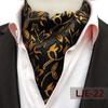 Новый мужской жаккардовый шарф из полиэстера с цветком кешью - британский деловой аксессуар для воротника костюма