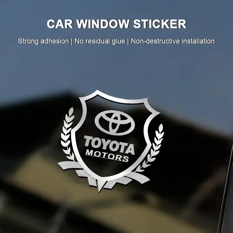 Car Stickers Wheat Badge Sticker Auto Body Side Window Trunk Decorative for Toyota Trd GR Corolla Avensis Yaris Rav4 Hilux Auris Camry