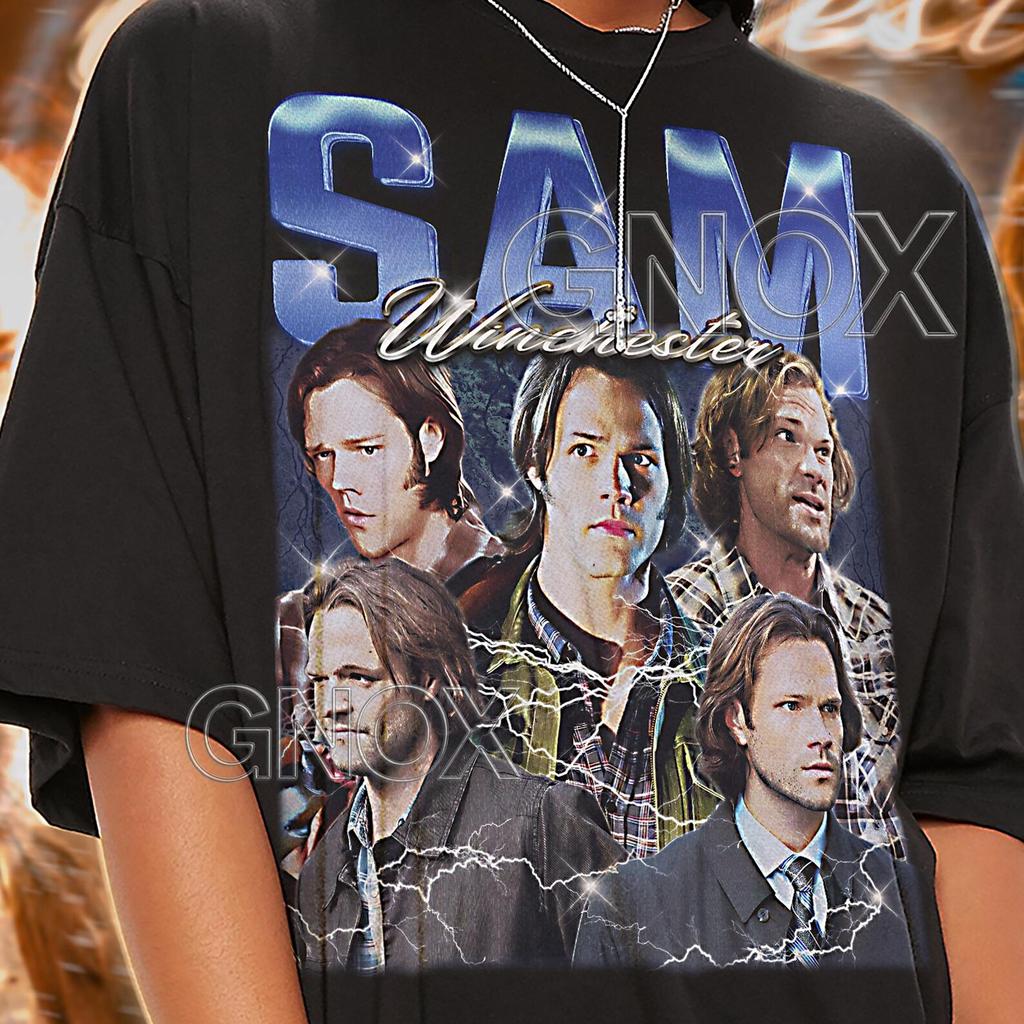 SAM WINCHESTER Shirt, Sam Winchester Retro Tees, Sam Winchester Fan Shirt, Sam Winchester Retro 90s Sweater, Sam Winchester Gift #saf