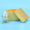 Enameled Easter Egg Vintage Style Jewelry Organizer Trinket Box Decoration Gift