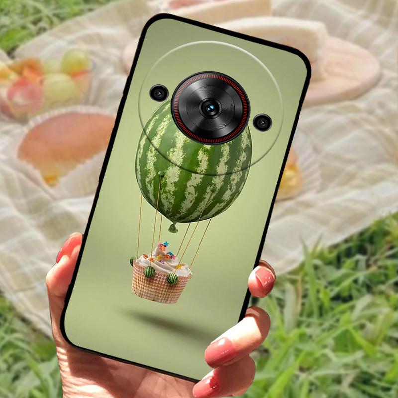 Чехол-бампер для ZTE Nubia Focus 5G, силиконовый, мягкий, с рисунком мрамора, черный, защитный
