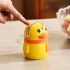 Yellow Duck Toothpick Holder Light Luxury Cartoon Creative Toothpick Bottle Home Hotel Automatic Press Plastic Toothpick Holder