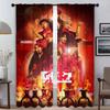 Stray Kids Modern Living Room Curtains for Camera Shades Tulle for Bedroom Home Interior Curtains 2 Pieces Partition Curtain