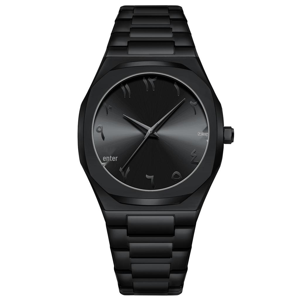 Мужские кварцевые часы высокого класса с арабскими цифрами – Элегантный деловой дизайн