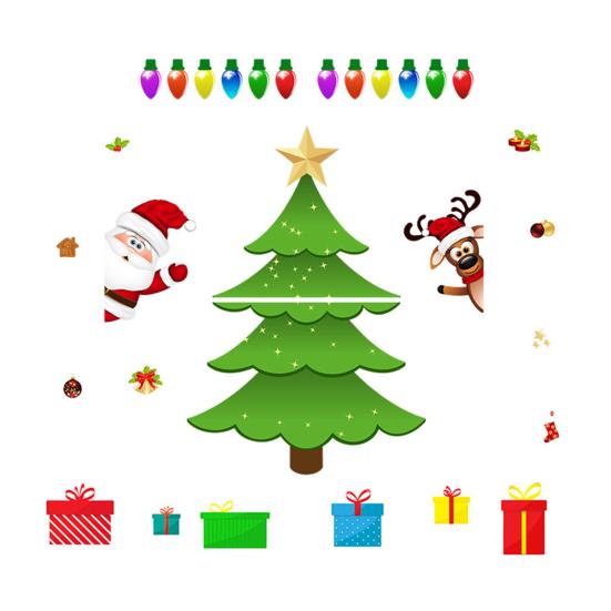 Рождественский Магнит на Холодильник Санта Клаус Снеговик Гном Лось Веселого Рождества Гаражные Двери Кухня