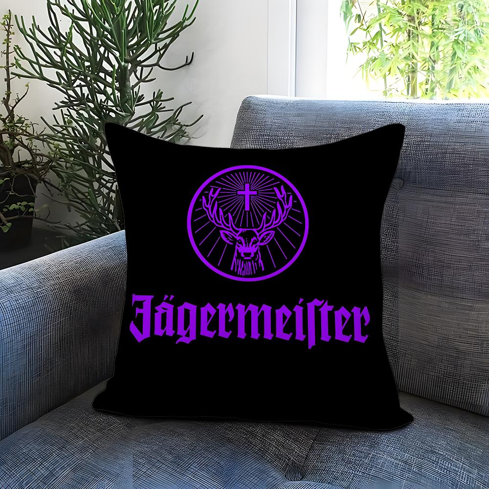 Чехол на подушку J-Jagermeister Удобный двусторонний чехол Идеально подходит для автомобиля, дивана, спальни и многого другого
