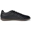 Adidas Copa 20.4 Indoor Boots Round Toe Lace-Up IC/IN Super Fiber Non-Slip Wear-Resistant Fit Soccer Shoes Men Footwear Carbon-Black EF1958