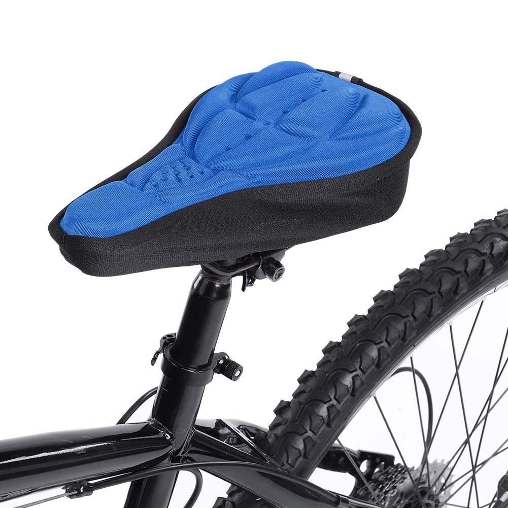 3D Mountain Road Bike Breathable Soft Seat Saddle Cover (Black)