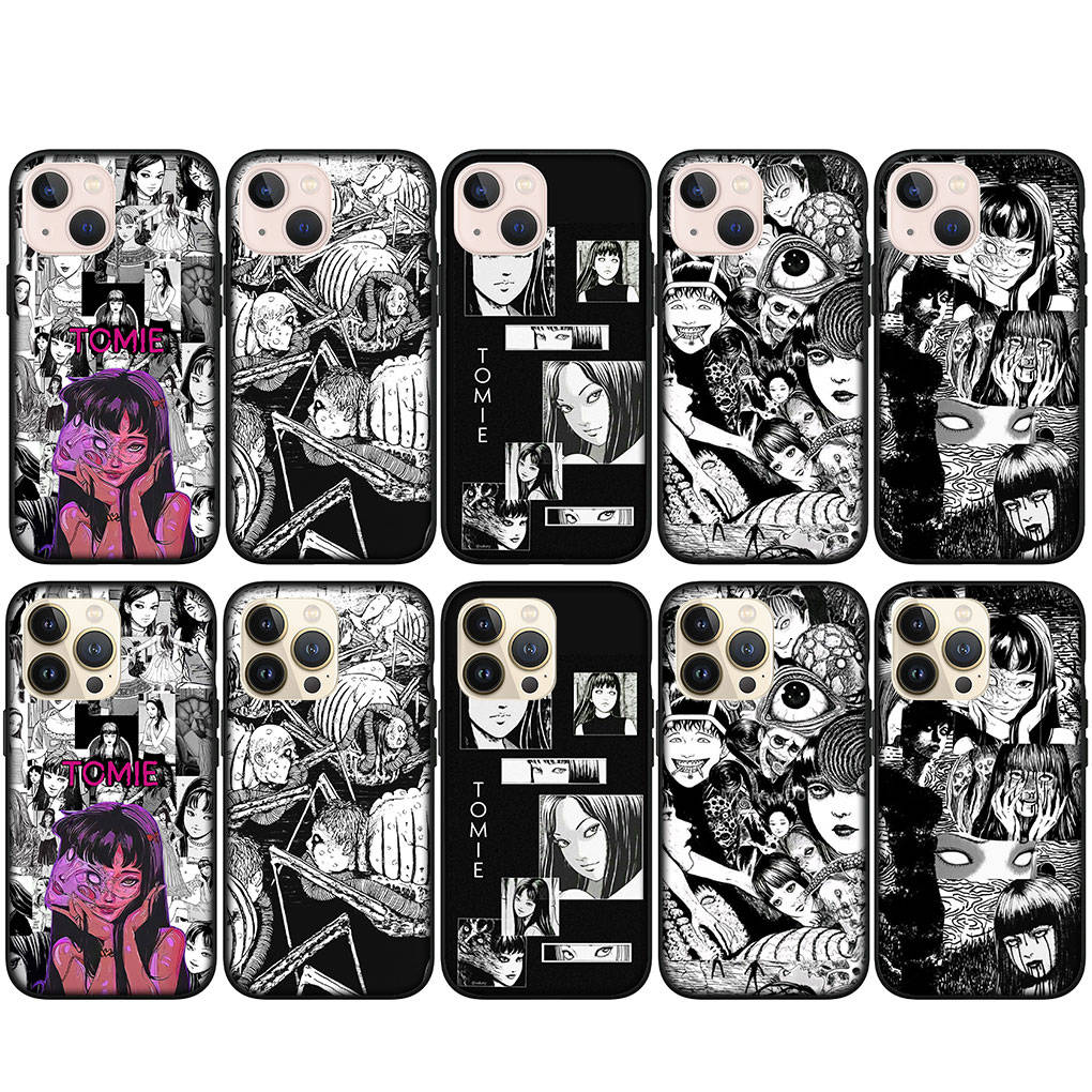 Чехол для iPhone 16 15 Xiaomi Redmi Note 13 12 11 Pro Max X 9 14 XR Samsung Galaxy A16 S24 S23 Plus Huawei OPPO Comics Tomie Junji Ito Collection