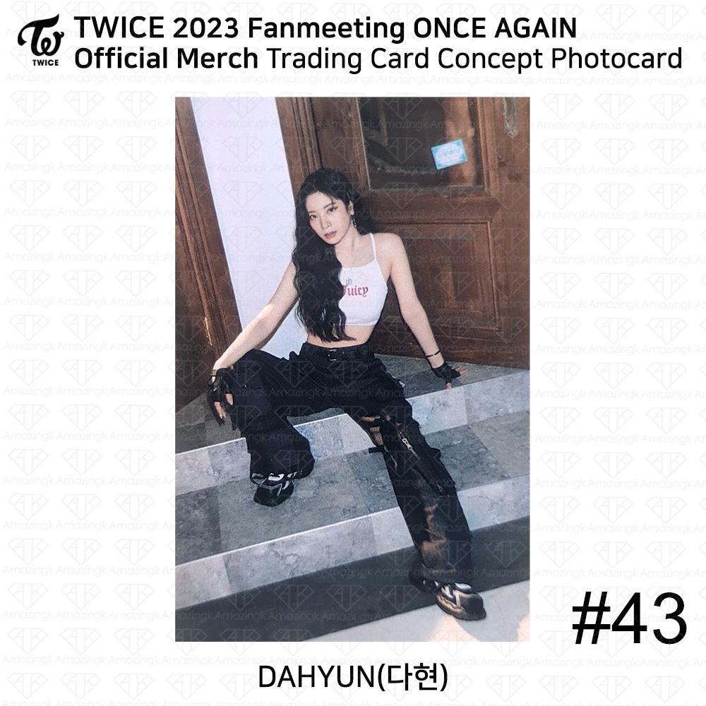 Twice Фан-встреча «ONCE AGAIN» в честь 8-й годовщины. Всплывающая карточка с коллекционной карточкой MD.