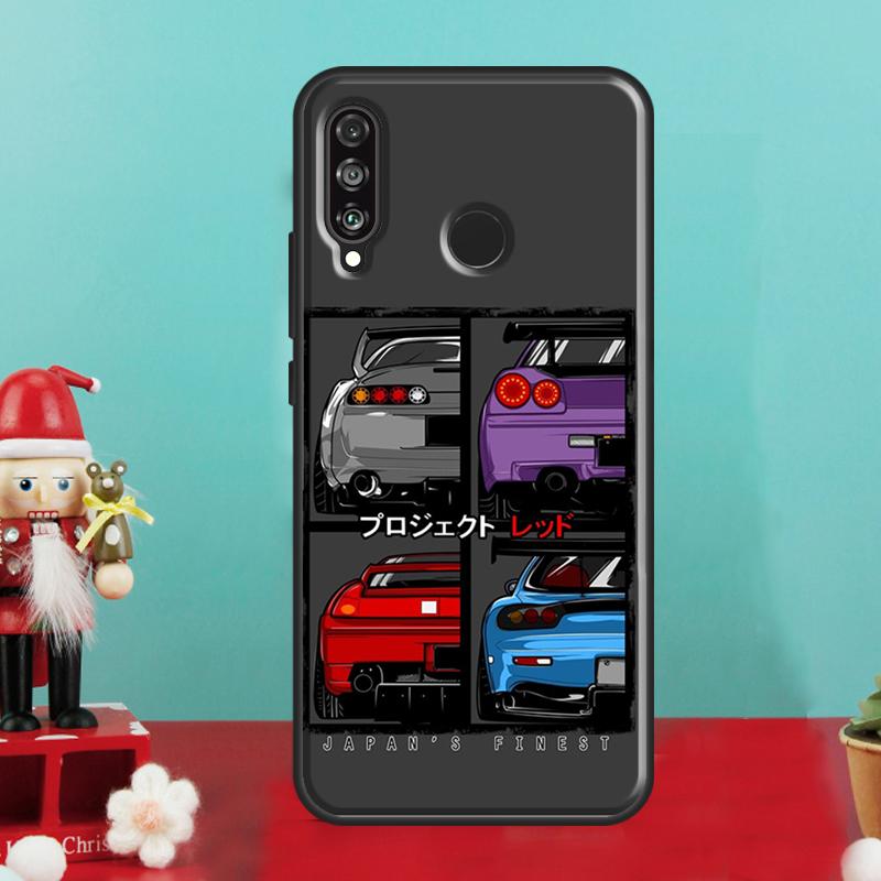 Япония JDM Спортивный Автомобиль Комикс Для Huawei Nova 9 10 SE 12i 11i 8i 12s Y90 Y60 Y70 Y72 Y61 Y91 P20 P40 P30 Lite P60 Pro Чехол
