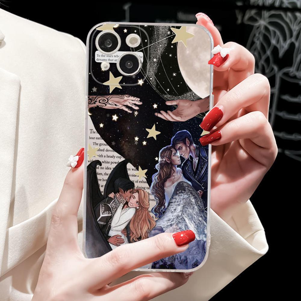 Acotar A Court of Mist and Fury Phone Case Silicone Soft for iphone 16 15 14 13 12 11 Pro Mini XS MAX Plus X Cover