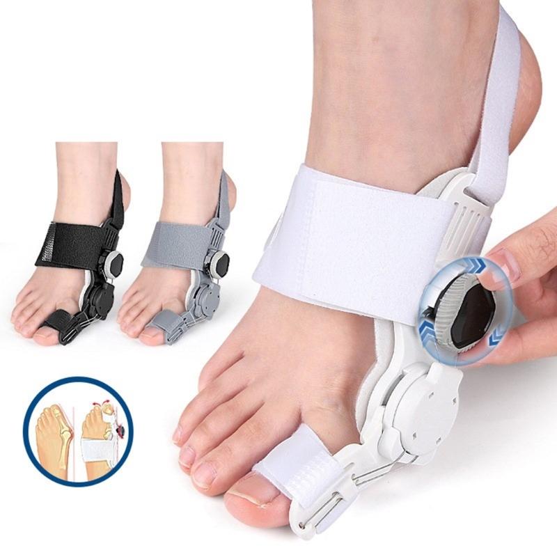 Регулируемый выпрямитель для пальцев ног Корректор Hallux Valgus Для ношения в течение всего дня Нескользящий дизайн Повышает стабильность и снимает боль