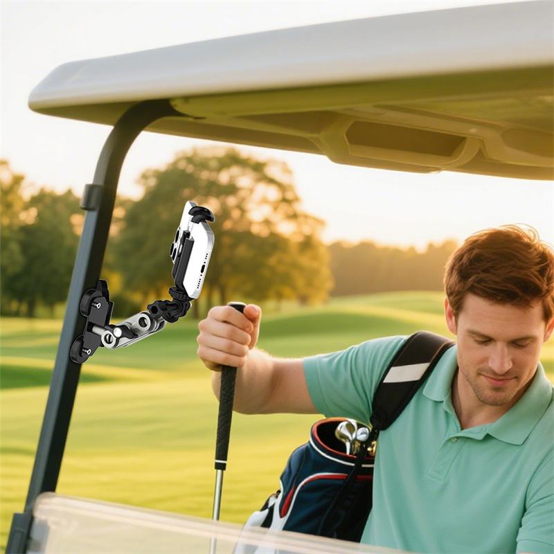 Smartphone Fence Mount Bracket For Live Streaming Adjustable Angle Action Camera Holder For Sports Record Baseball Softball