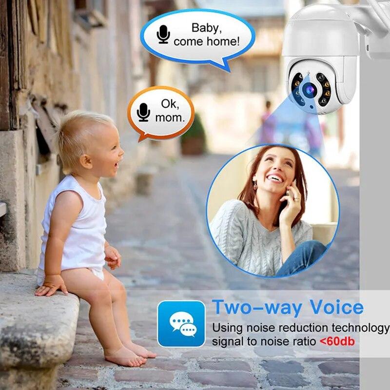 8-мегапиксельная 4K IP-камера, 5-мегапиксельная скоростная купольная PTZ-камера с автоматическим отслеживанием, умный дом, уличная беспроводная WIFI камера, монитор наблюдения