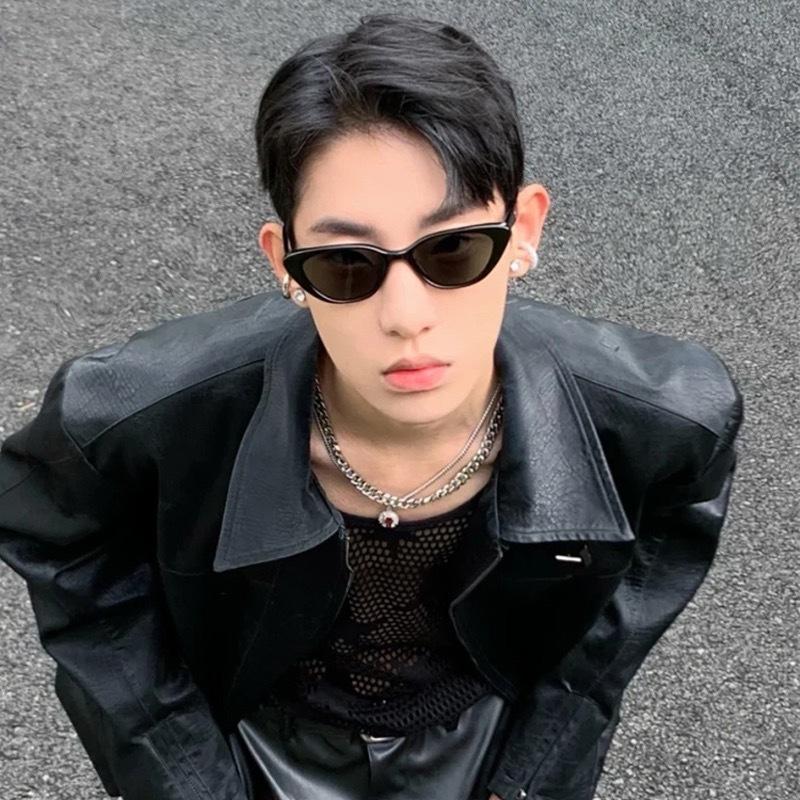 Розовые солнцезащитные очки «кошачий глаз», женские высококачественные новые солнцезащитные очки для мужчин, модные модные очки в стиле ретро, ​​модный аксессуар, неполяризованные