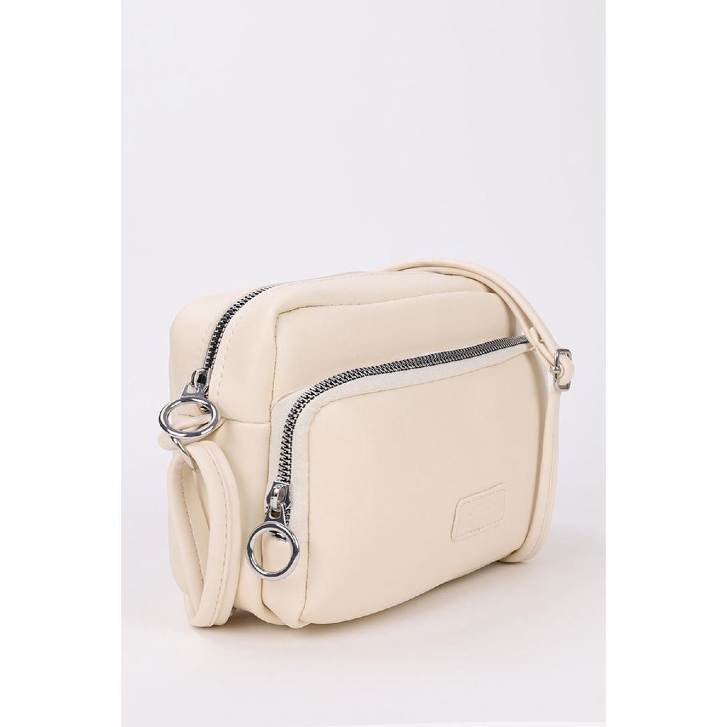 Women's Black 2-compartment Adjustable Strap Shoulder And Crossbody Bag