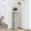 VidaXL Plant Stand Concrete Grey 33x33x100 Cm Engineered Wood, Flower Stand, Plant Pot Stand, Support 852981
