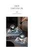 Galaxy Aroma Gradient Blue Diffuser Stone Ornament Night Light - Gift Box for Boys and Girls' Birthday or Graduation