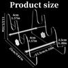 Acrylic 3 Tier Keyboards Display Stand, Desktop Clear Rack Computer Storage Shelf, Keyboards Storage Holder Trays, Mechanical Keyboard Holders for