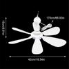 5v 6 Blades Ceiling Fan 16.5 Inch Hanging Usb Fan Air Cooler For Camping Dormitory Home Bed