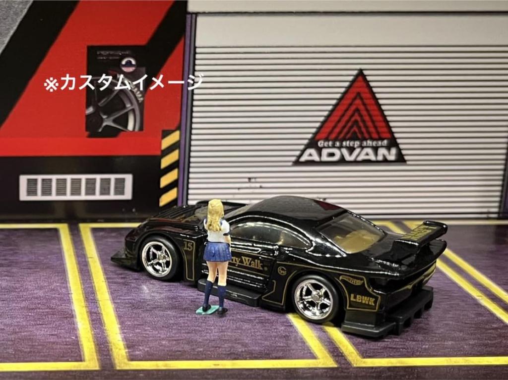 Scale Custom Set of Approximately for Miniature 1/64 Wheels, 4, Silver-plated, 5-spoke, AH0037, 10.8mm, Cars, Etc. [Used]