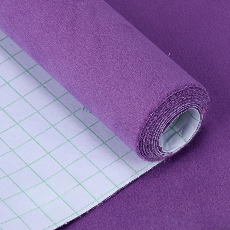 50см*138см Разноцветный Эластичный Самоклеящийся Бархат Липкий Бархат Ткань для Стен для DIY Домашнего Декора