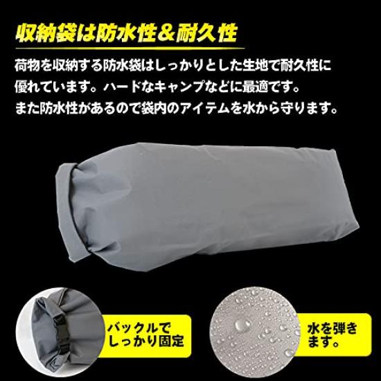 GORIX Waterproof Handlebar Bag Removable Storage Easy Rain Protection Stretchable Front Bag GX-6408 [Large Capacity, Bag, Installation]